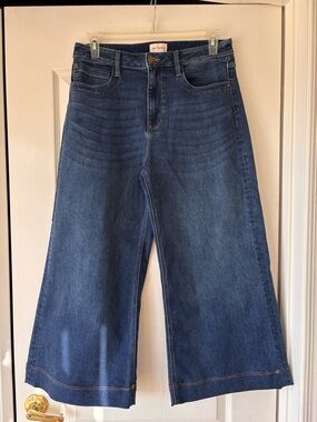 Driftwood Martha Wide Leg Jeans High Rise crop size 32 inseam 26